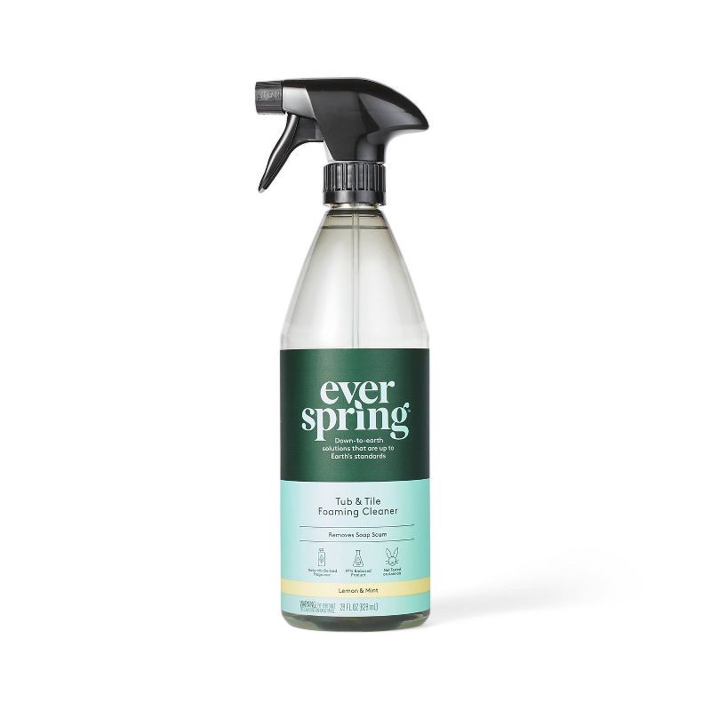 slide 1 of 4, Tub & Tile Cleaner - 28 fl oz - Everspring™, 28 fl oz