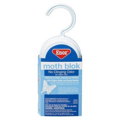 slide 1 of 1, Enoz Moth Blok Blue Hanging Moth Killer, 6 oz