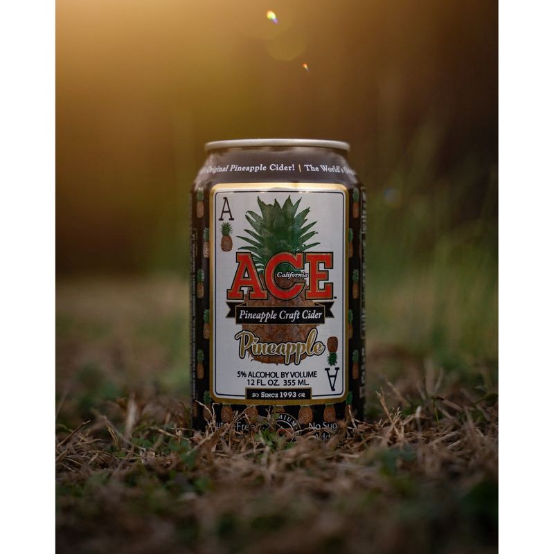 slide 12 of 13, ACE Cider ACE Pineapple Hard Cider - 6pk/12 fl oz Cans, 6 ct; 12 fl oz