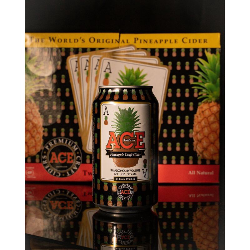 slide 4 of 13, ACE Cider ACE Pineapple Hard Cider - 6pk/12 fl oz Cans, 6 ct; 12 fl oz