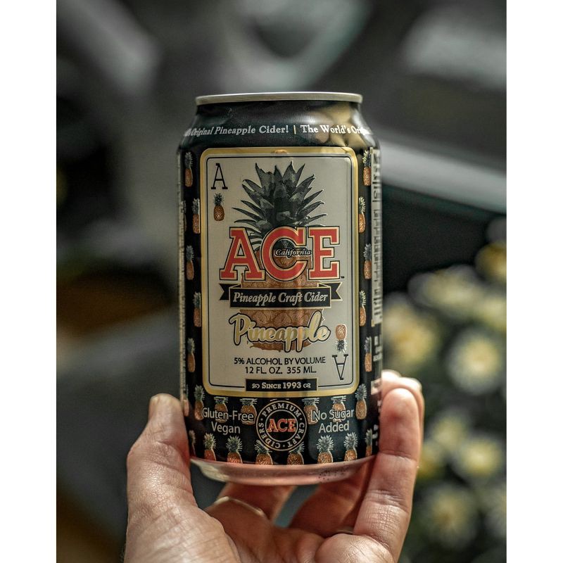 slide 8 of 13, ACE Cider ACE Pineapple Hard Cider - 6pk/12 fl oz Cans, 6 ct; 12 fl oz