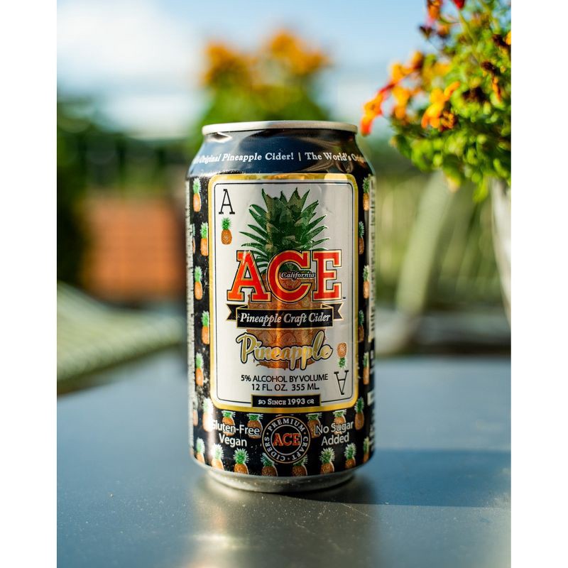 slide 10 of 13, ACE Cider ACE Pineapple Hard Cider - 6pk/12 fl oz Cans, 6 ct; 12 fl oz