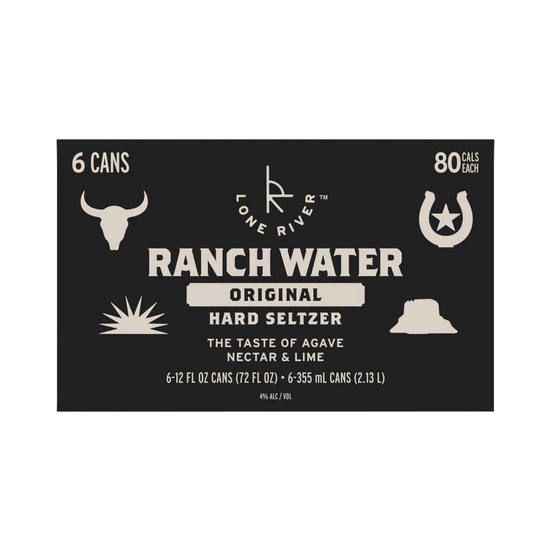 slide 7 of 12, Lone River Ranch Water Original Hard Seltzer - 6pk/12 fl oz Cans, 6 ct; 12 fl oz