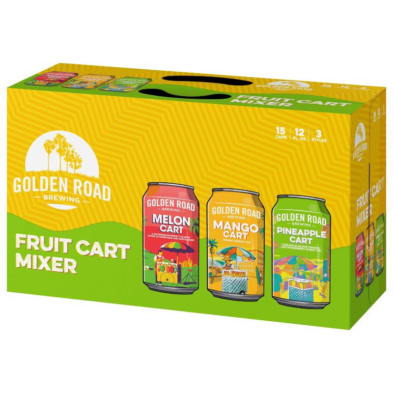 slide 2 of 15, Golden Road Brewing Golden Road California Classics Mixer Pack - 12pk/12 fl oz Cans, 12 ct; 12 fl oz