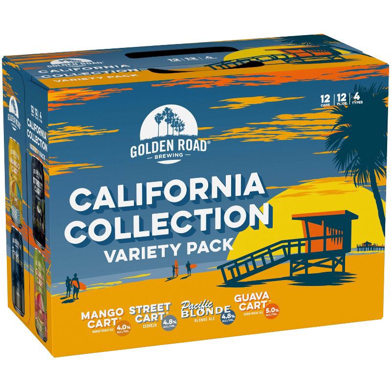 slide 12 of 15, Golden Road Brewing Golden Road California Classics Mixer Pack - 12pk/12 fl oz Cans, 12 ct; 12 fl oz