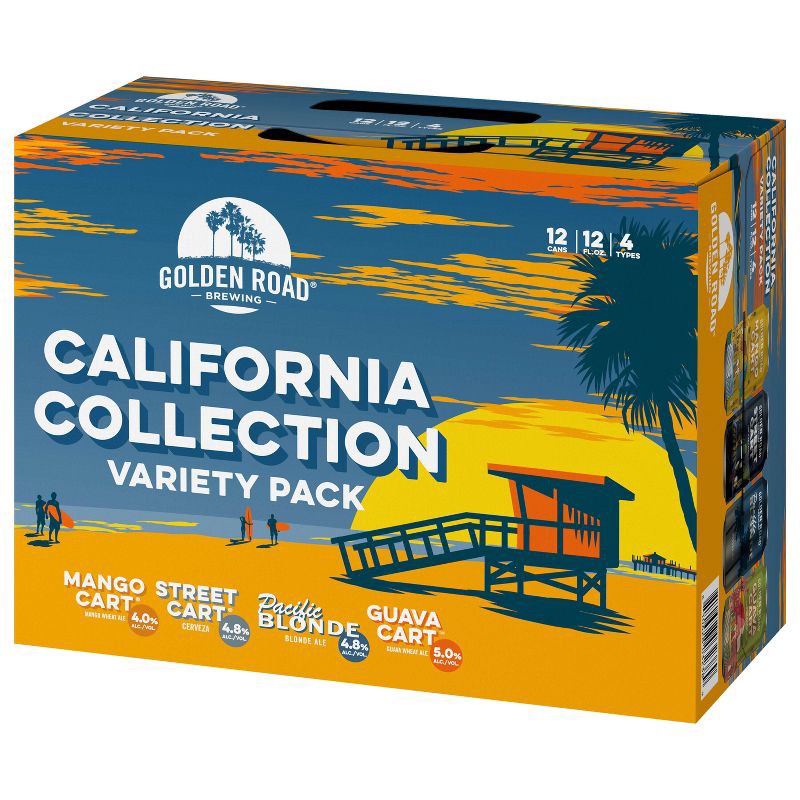 slide 14 of 15, Golden Road Brewing Golden Road California Classics Mixer Pack - 12pk/12 fl oz Cans, 12 ct; 12 fl oz