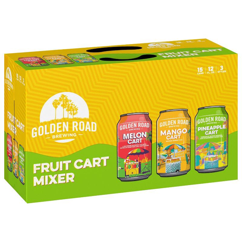 slide 1 of 15, Golden Road Brewing Golden Road California Classics Mixer Pack - 12pk/12 fl oz Cans, 12 ct; 12 fl oz