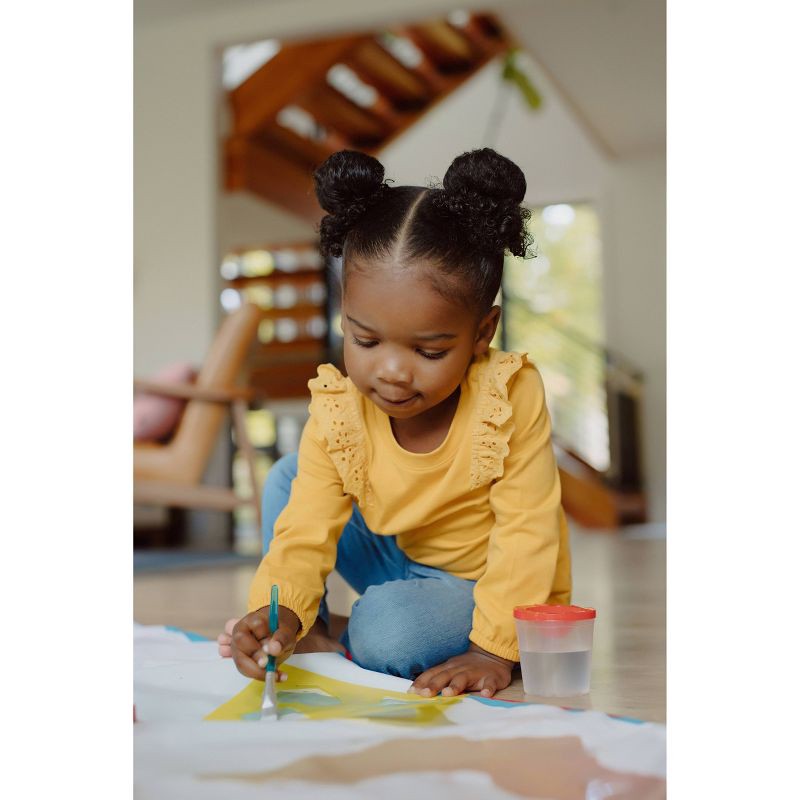 slide 6 of 10, Giant Aqua Draw Door & Floor Doodle Mat with 22 Mess-Free Tools – Chuckle & Roar, 1 ct