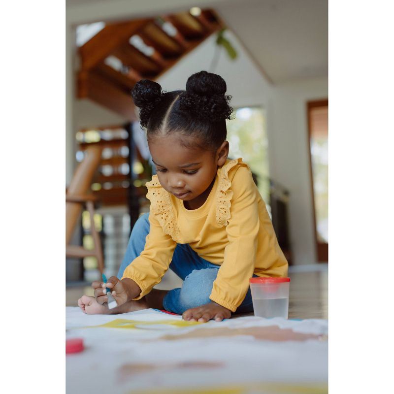 slide 10 of 10, Giant Aqua Draw Door & Floor Doodle Mat with 22 Mess-Free Tools – Chuckle & Roar, 1 ct