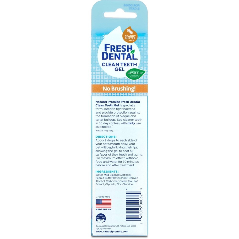 slide 3 of 4, Naturel Promise Dental Gel Peanut Butter Flavor, 1 ct