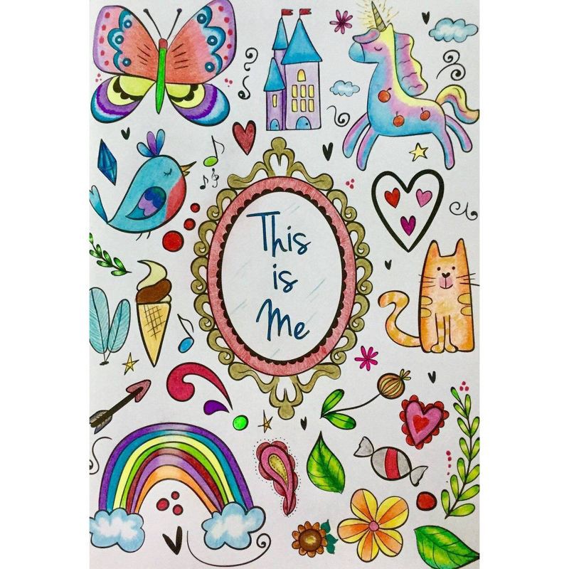 slide 6 of 7, I Am Confident, Brave & Beautiful Coloring Book - Hopscotch Girls: Creative Thinking for Kids, 24 Pages, Ages 4+, 1 ct