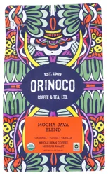 Orinoco Coffee & Tea Mocha-Java Blend Whole Bean Coffee Medium Roast - 12 oz
