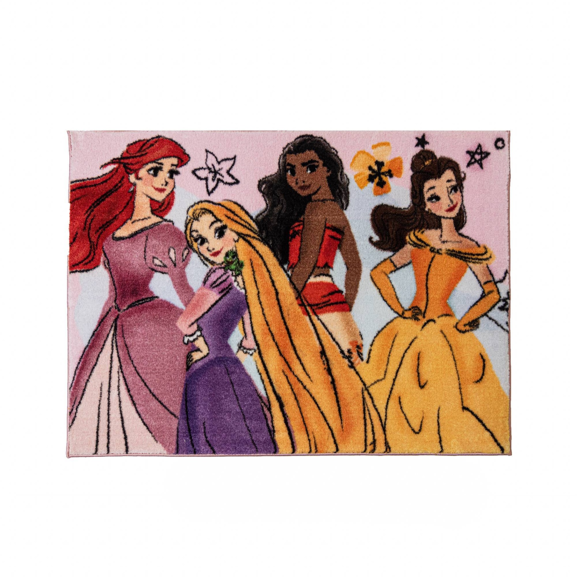 slide 1 of 5, 3'x5' Disney Princess Accent Rug, 1 ct