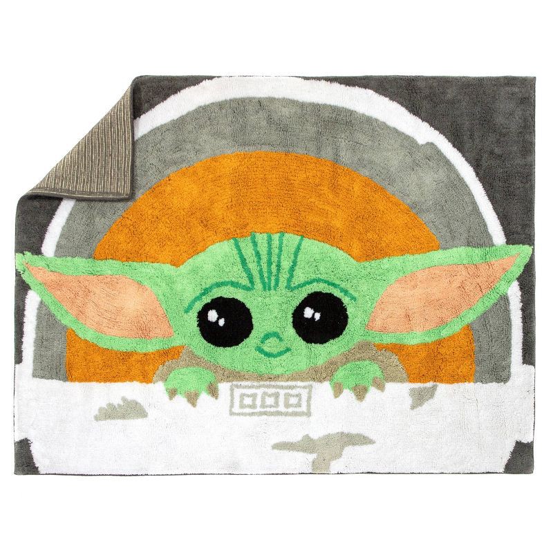 slide 2 of 4, 3'6"x4'6" Star Wars: The Mandalorian The Child Accent Rug, 1 ct