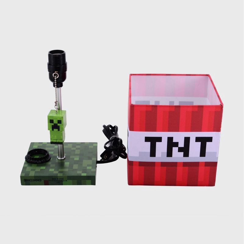 slide 3 of 5, Minecraft TNT Table Lamp (Includes LED Light Bulb), 1 ct