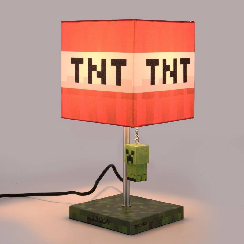slide 4 of 5, Minecraft TNT Table Lamp (Includes LED Light Bulb), 1 ct