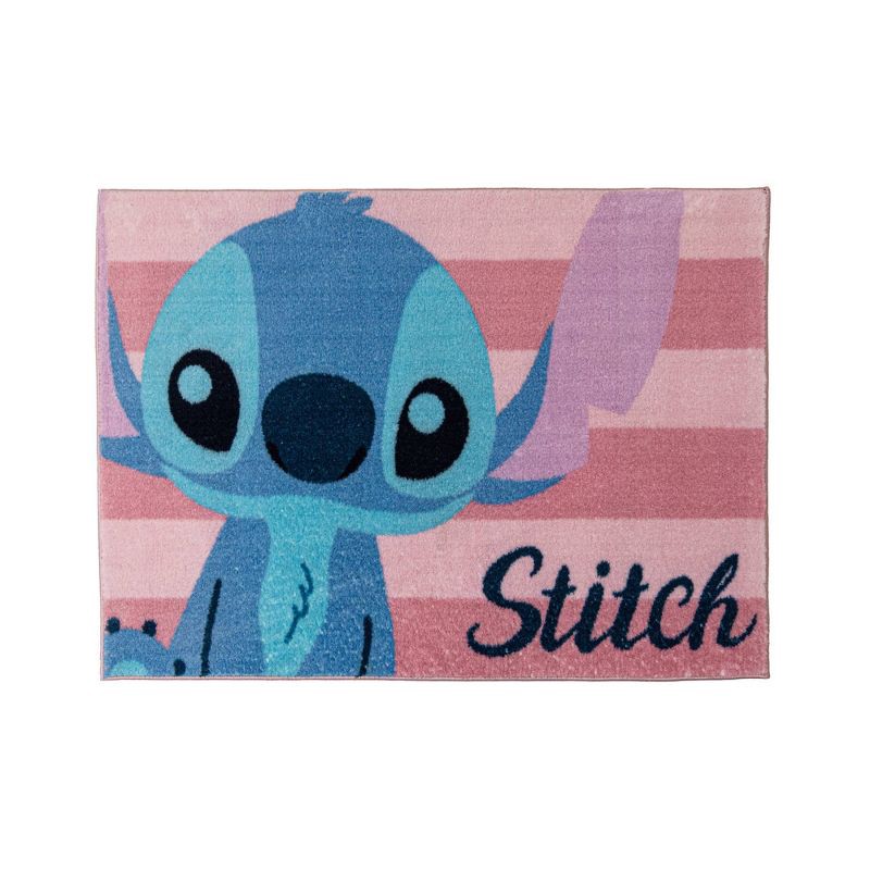 slide 1 of 4, 3'x5' Lilo & Stitch Accent Rug, 1 ct