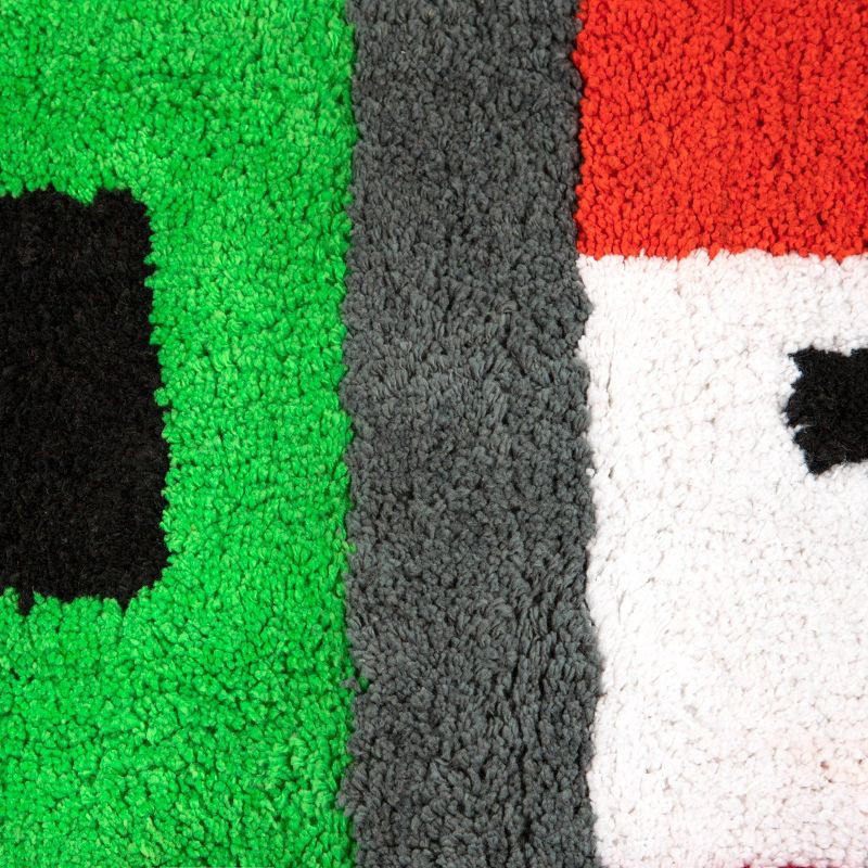 slide 4 of 4, 3'4"x4'6" Minecraft Accent Rug, 1 ct