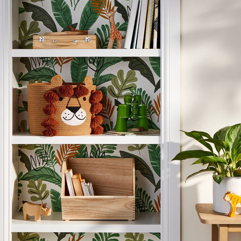 slide 2 of 4, Lion Kids' Coiled Rope Basket - Pillowfort™, 1 ct