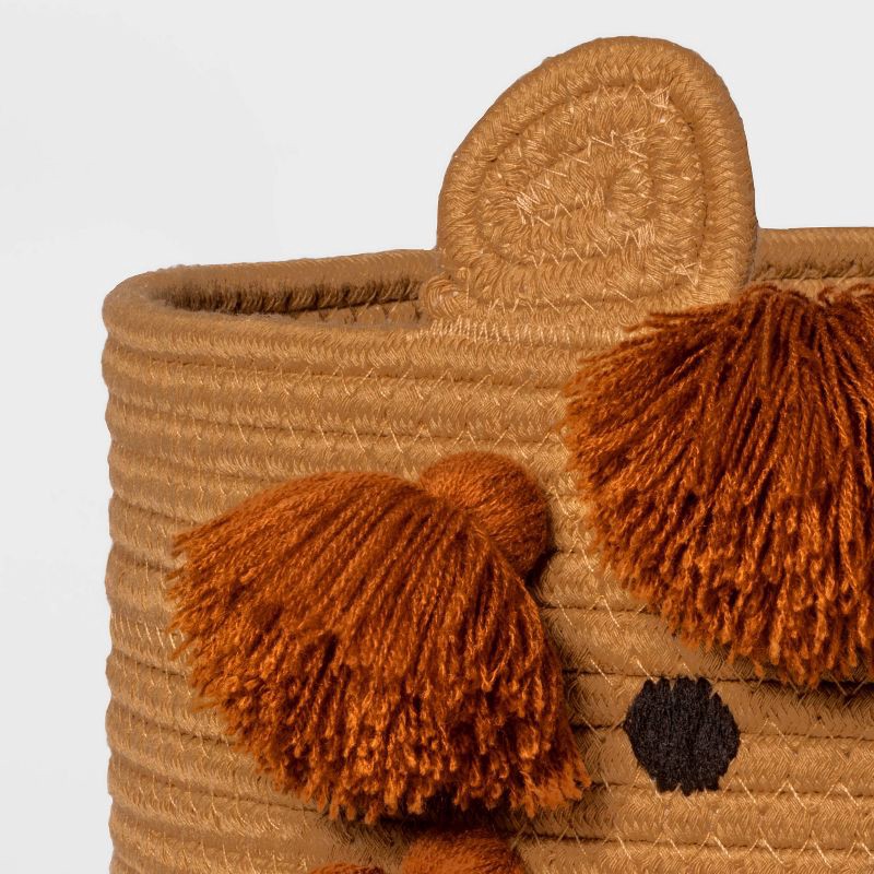 slide 3 of 4, Lion Kids' Coiled Rope Basket - Pillowfort™, 1 ct
