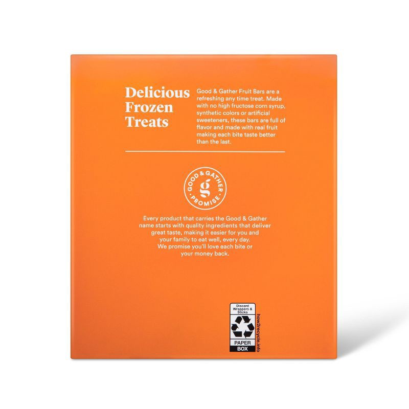 slide 3 of 4, Frozen Mango Fruit Bars - 16.5 fl oz/6ct - Good & Gather™, 16.5 fl oz, 6 ct
