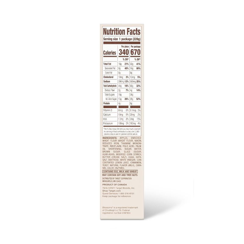 slide 2 of 3, Frozen Apple Crumble Blossom - 8oz - Favorite Day™, 8 oz