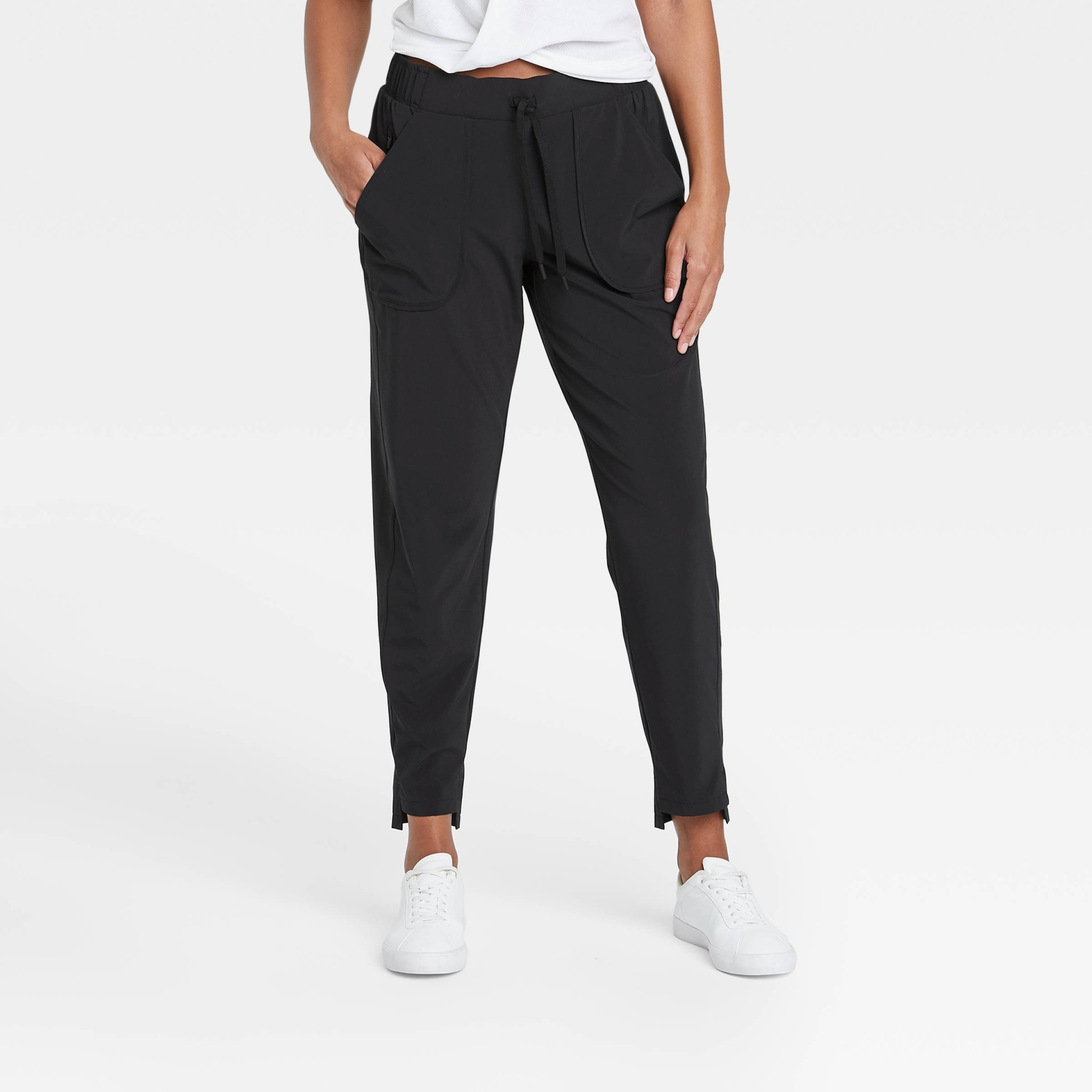 Women's Activewear Woven Track Pants - All In Motion Black XL