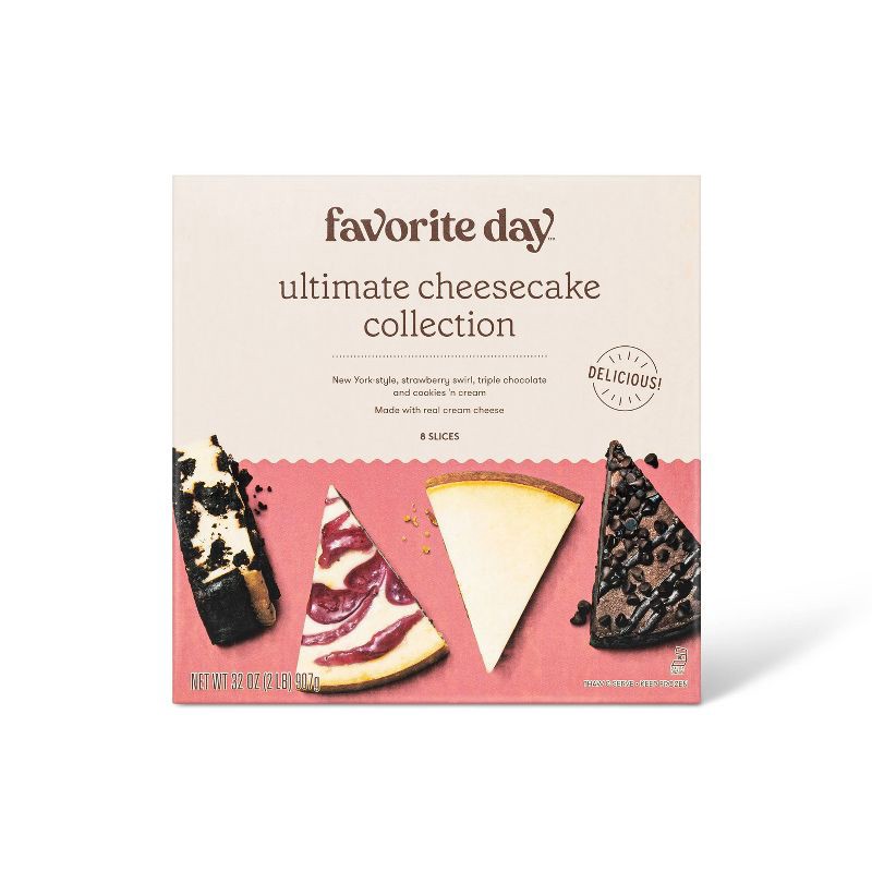slide 1 of 3, Frozen Ultimate Cheesecake Collection - 32oz - Favorite Day™, 32 oz