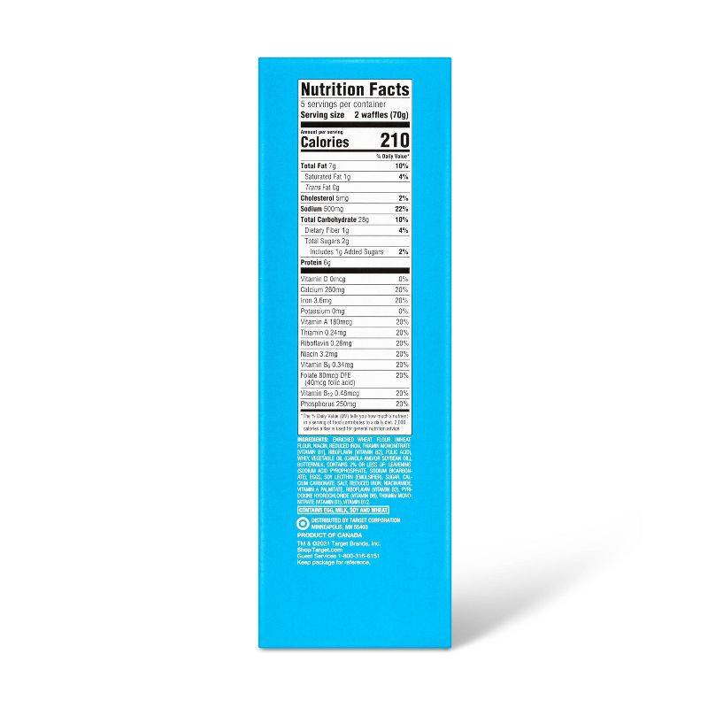 slide 2 of 4, Frozen Buttermilk Waffles - 12.3oz/10pk - Good & Gather™, 10 ct; 12.3 oz