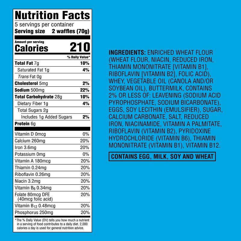 slide 4 of 4, Frozen Buttermilk Waffles - 12.3oz/10pk - Good & Gather™, 10 ct; 12.3 oz