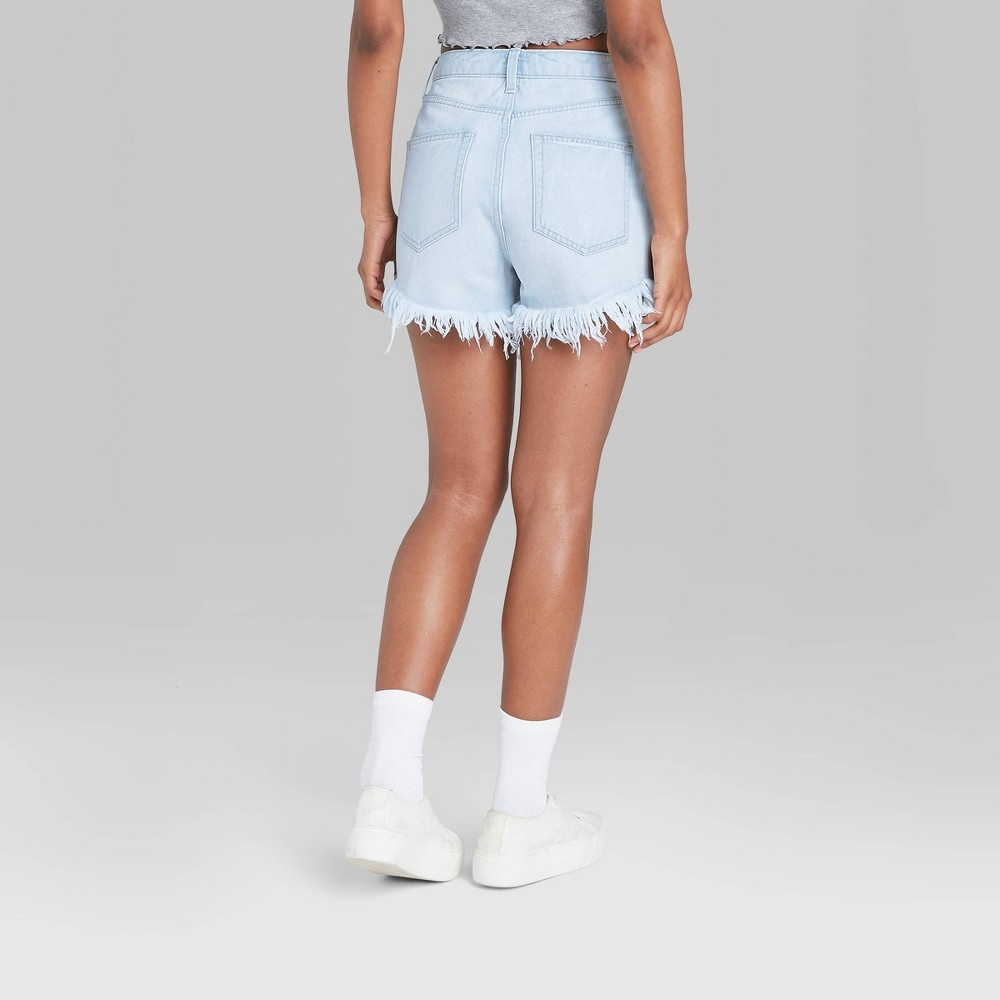 Women's High Rise Summer Fray Hem Shorts