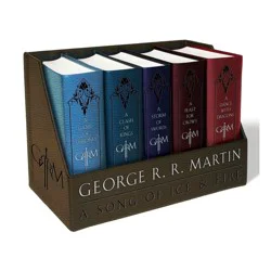 Random House A Game of Thrones Leather-Cloth Boxed Set - (Song of Ice and Fire) by George R R Martin (Mixed Media Product)