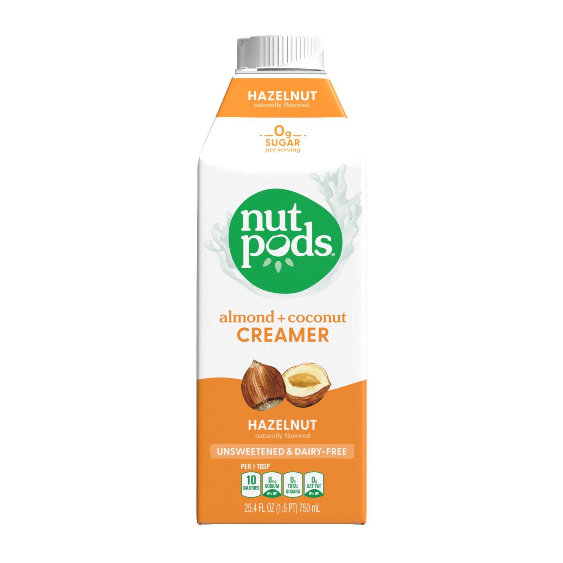 nutpods Unsweetened Hazelnut Creamer 25.4 fl oz 25.4 fl oz Shipt
