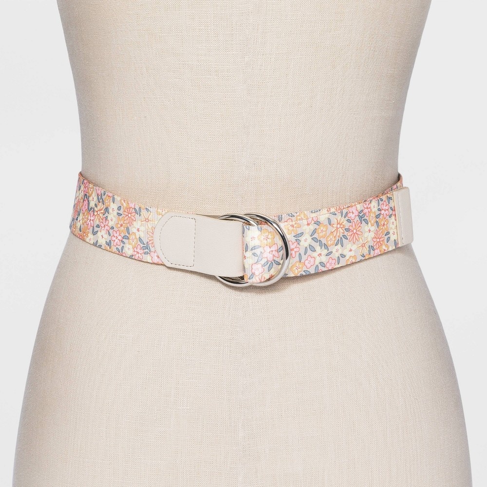 Women's Fable Floral Print Web Belt - Wild Fable XS 1 ct | Shipt