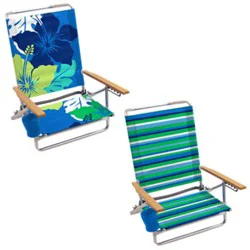 Shelterlogic Blues Aluminum Beach Chair Styles May Vary - Each