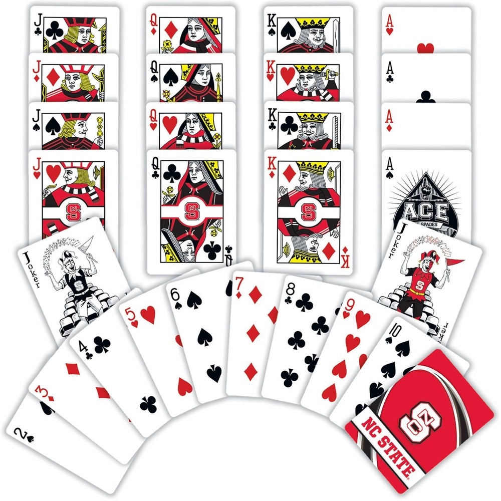 slide 3 of 3, NCAA NC State Wolfpack Playing Cards, 1 ct