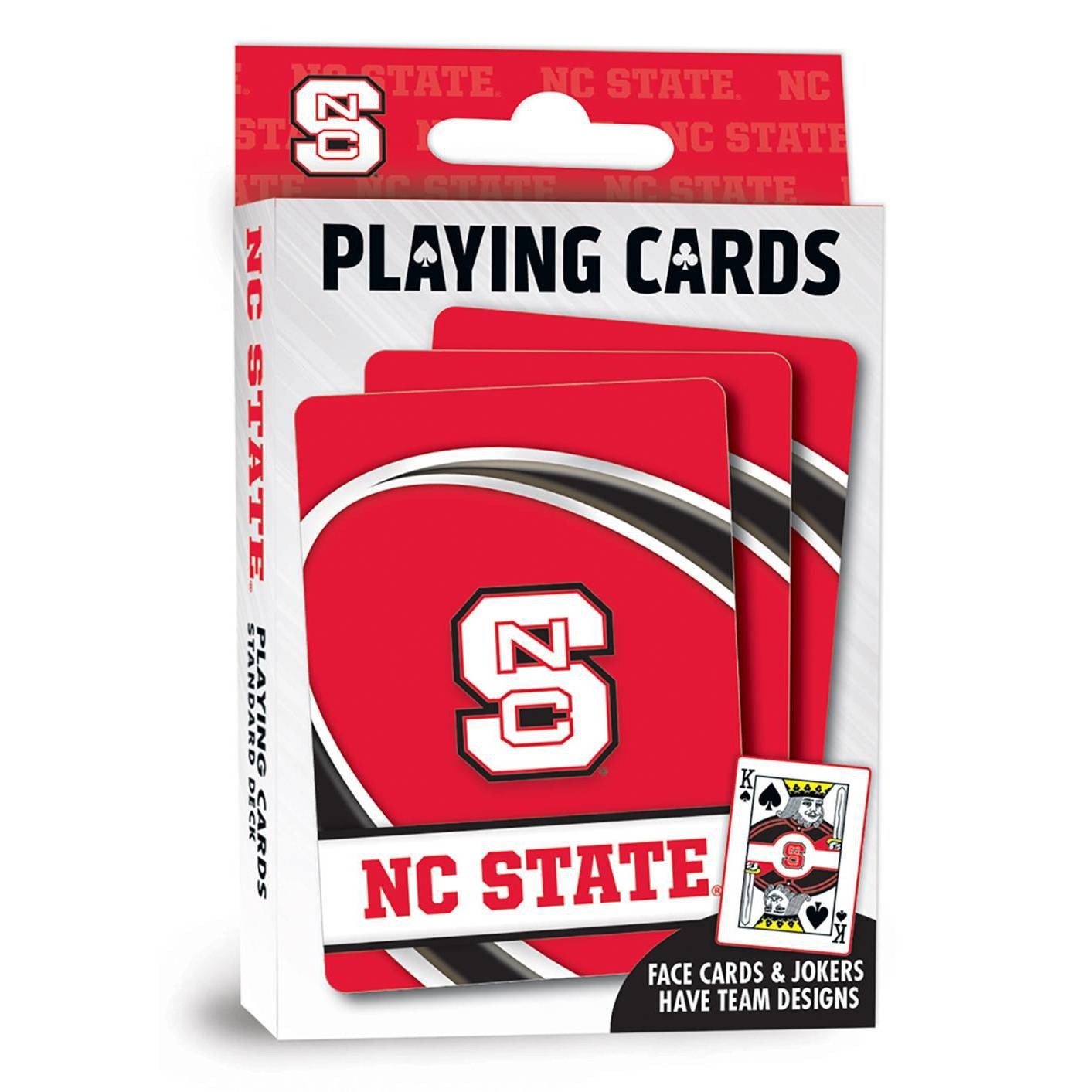 slide 1 of 3, NCAA NC State Wolfpack Playing Cards, 1 ct