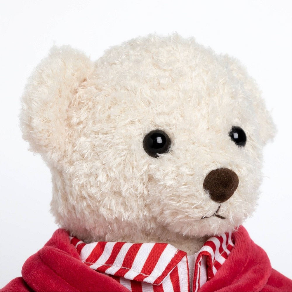 slide 3 of 6, FAO Schwarz Toy Plush Bear in Pajamas - Red Valentine's Day, 1 ct
