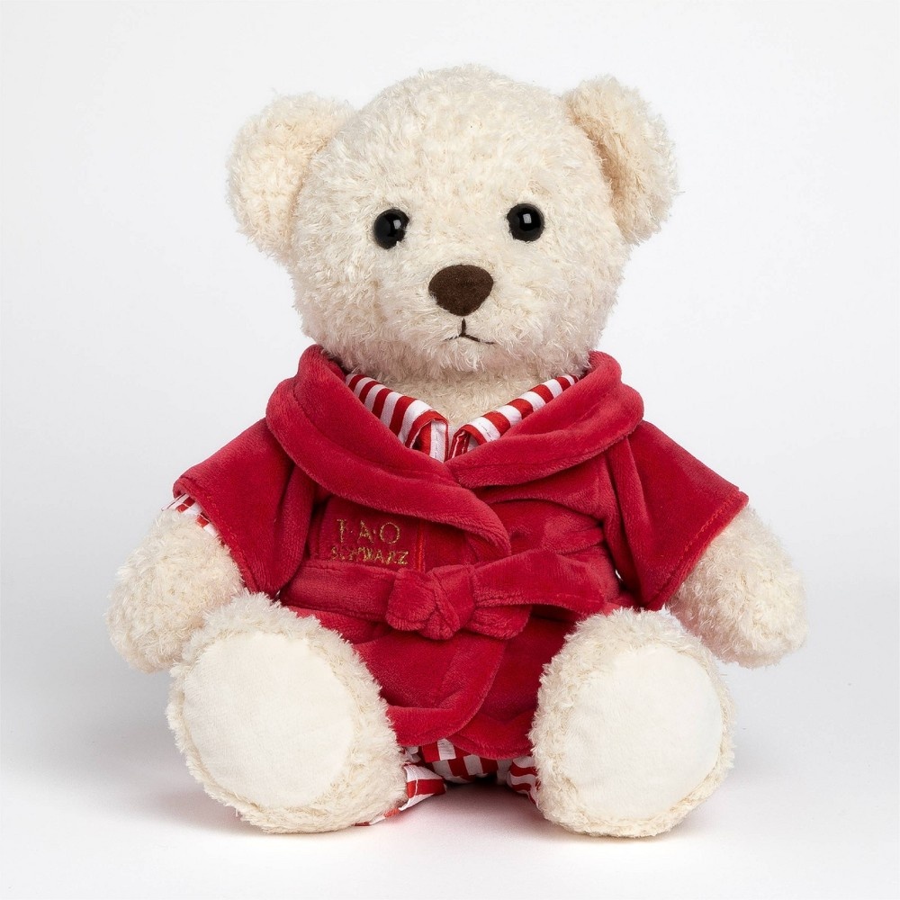 slide 5 of 6, FAO Schwarz Toy Plush Bear in Pajamas - Red Valentine's Day, 1 ct