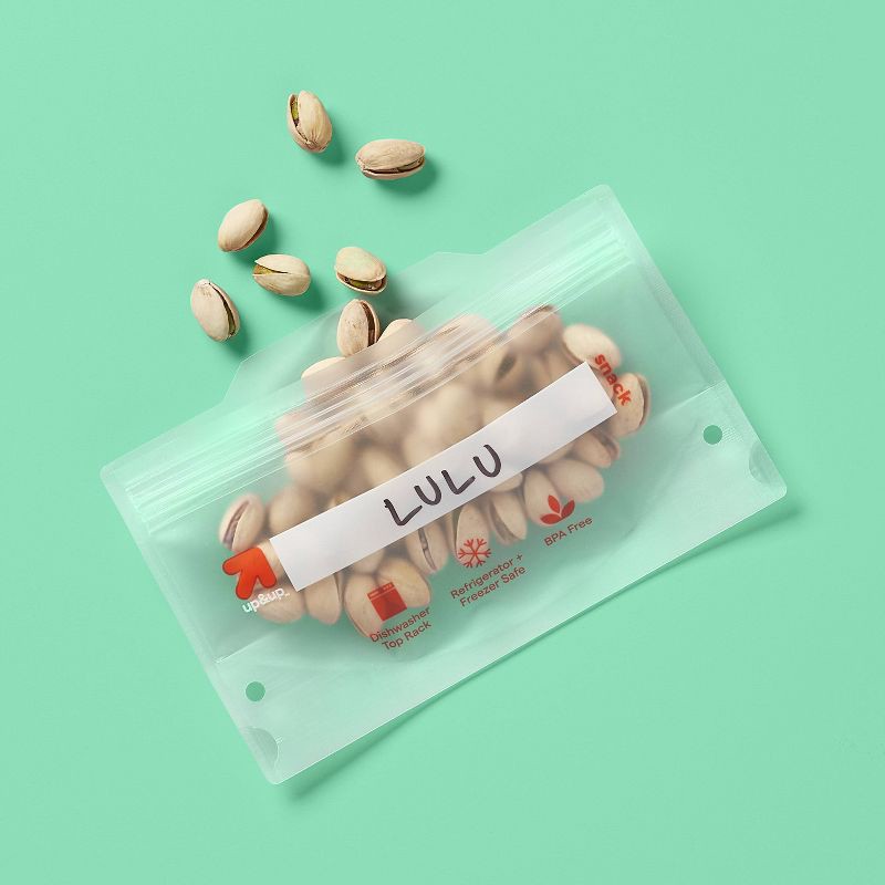 slide 2 of 5, Snack Reusable Food Storage Bags - 8pk - up&up™, 8 ct