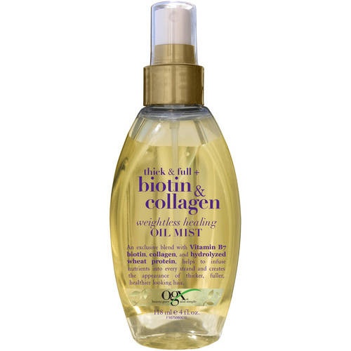 slide 1 of 1, Organix Biotin And Collagen Oil Mist, 1 ct