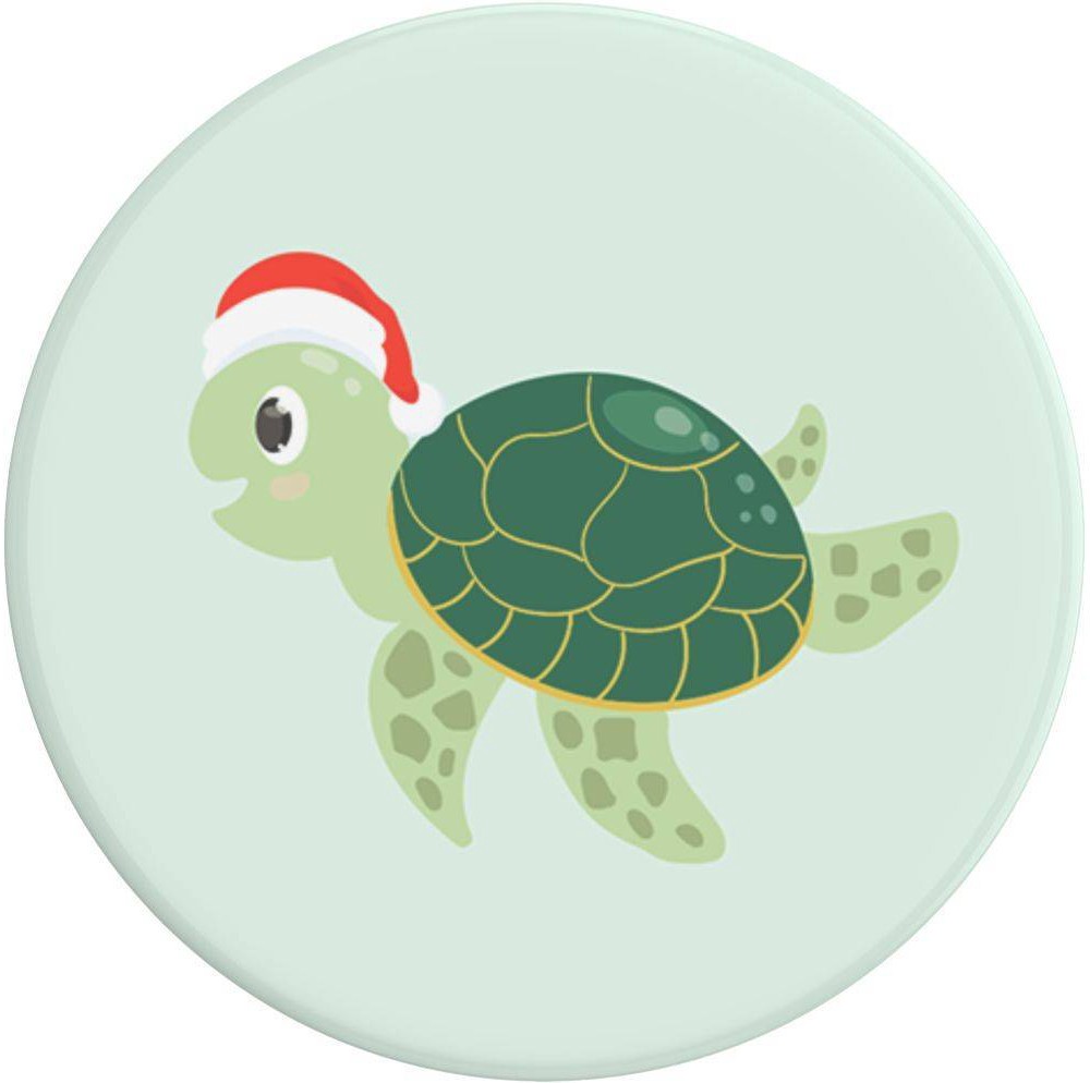 slide 3 of 5, PopSockets PopGrip Cell Phone Grip & Stand - Santa Turtle, 1 ct