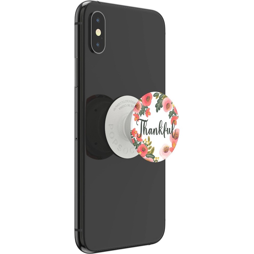 slide 5 of 5, PopSockets PopGrip Cell Phone Grip & Stand - Thankful, 1 ct