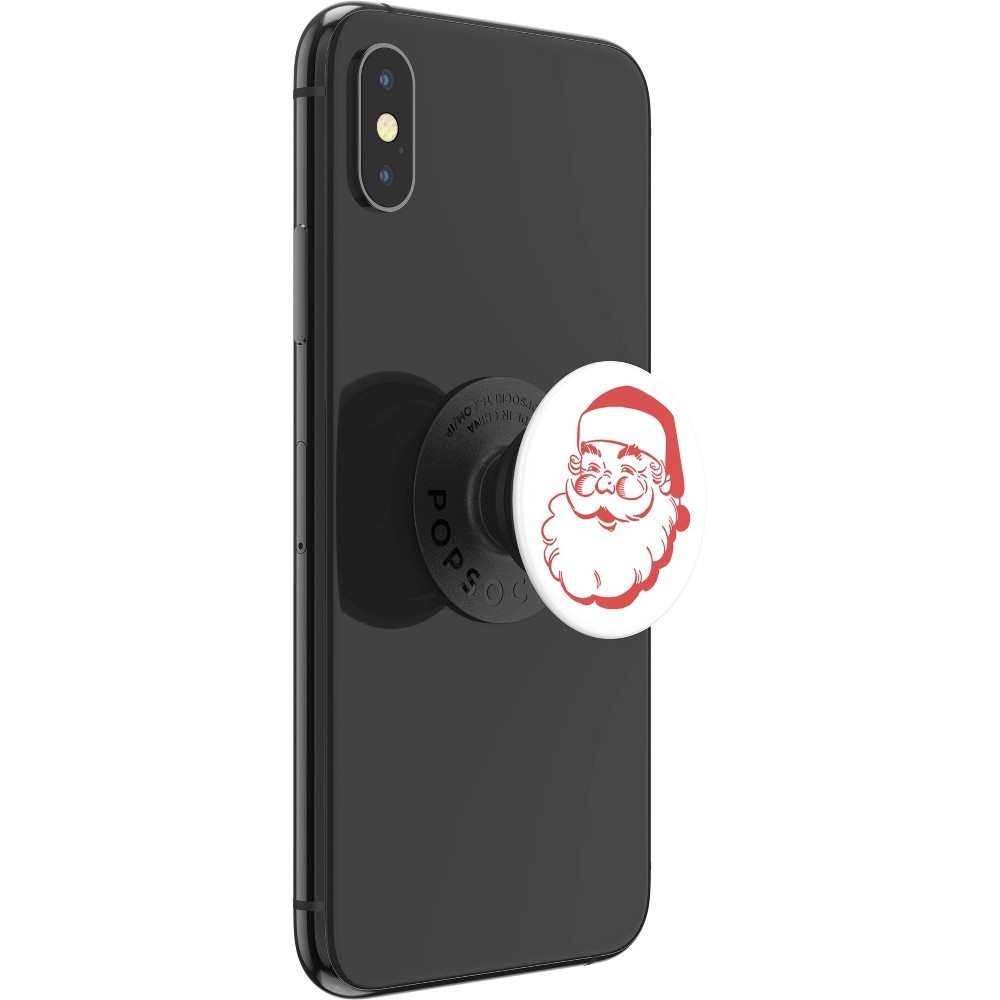 slide 5 of 5, PopSockets PopGrip Cell Phone Grip & Stand - Santa, 1 ct