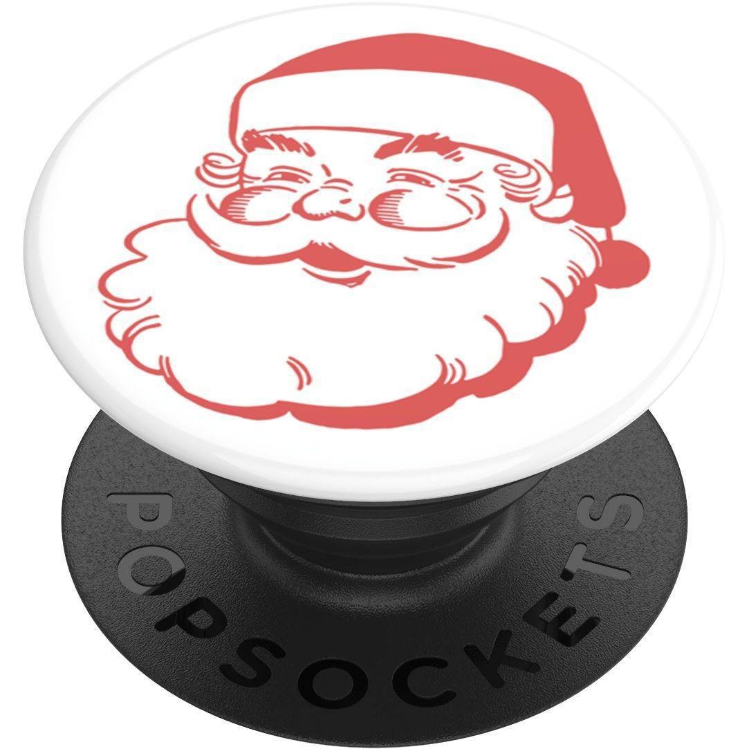 slide 1 of 5, PopSockets PopGrip Cell Phone Grip & Stand - Santa, 1 ct