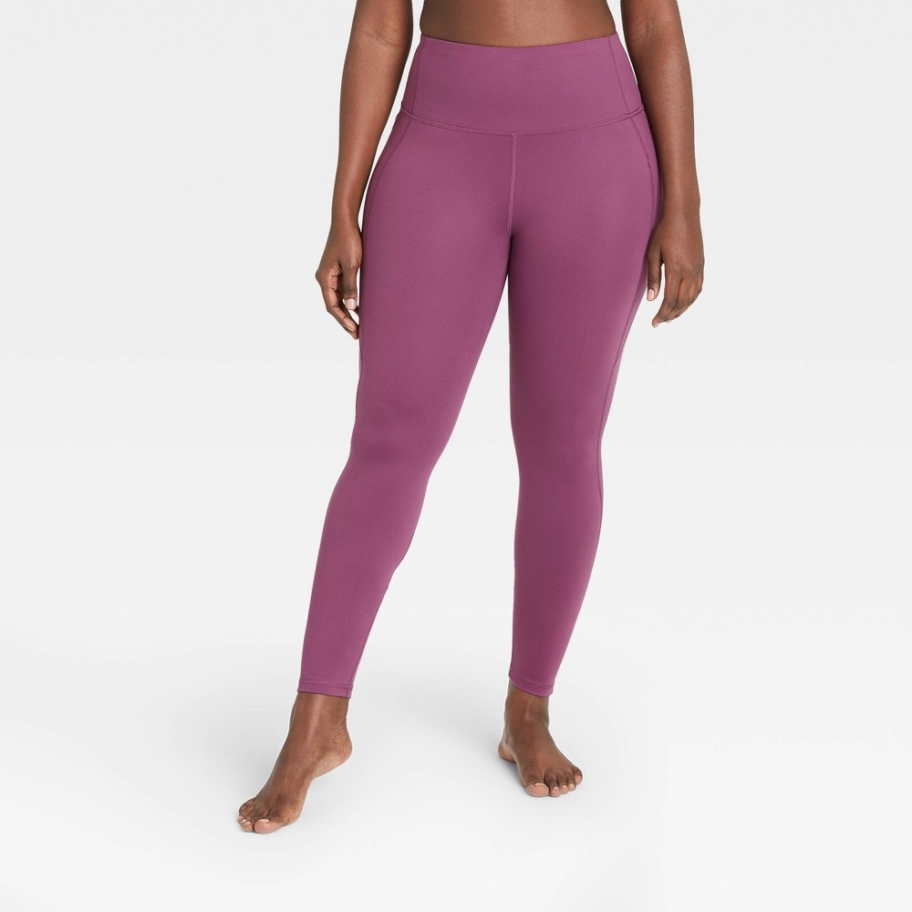 All in Motion Contour High-Waisted Purple Leggings XXL