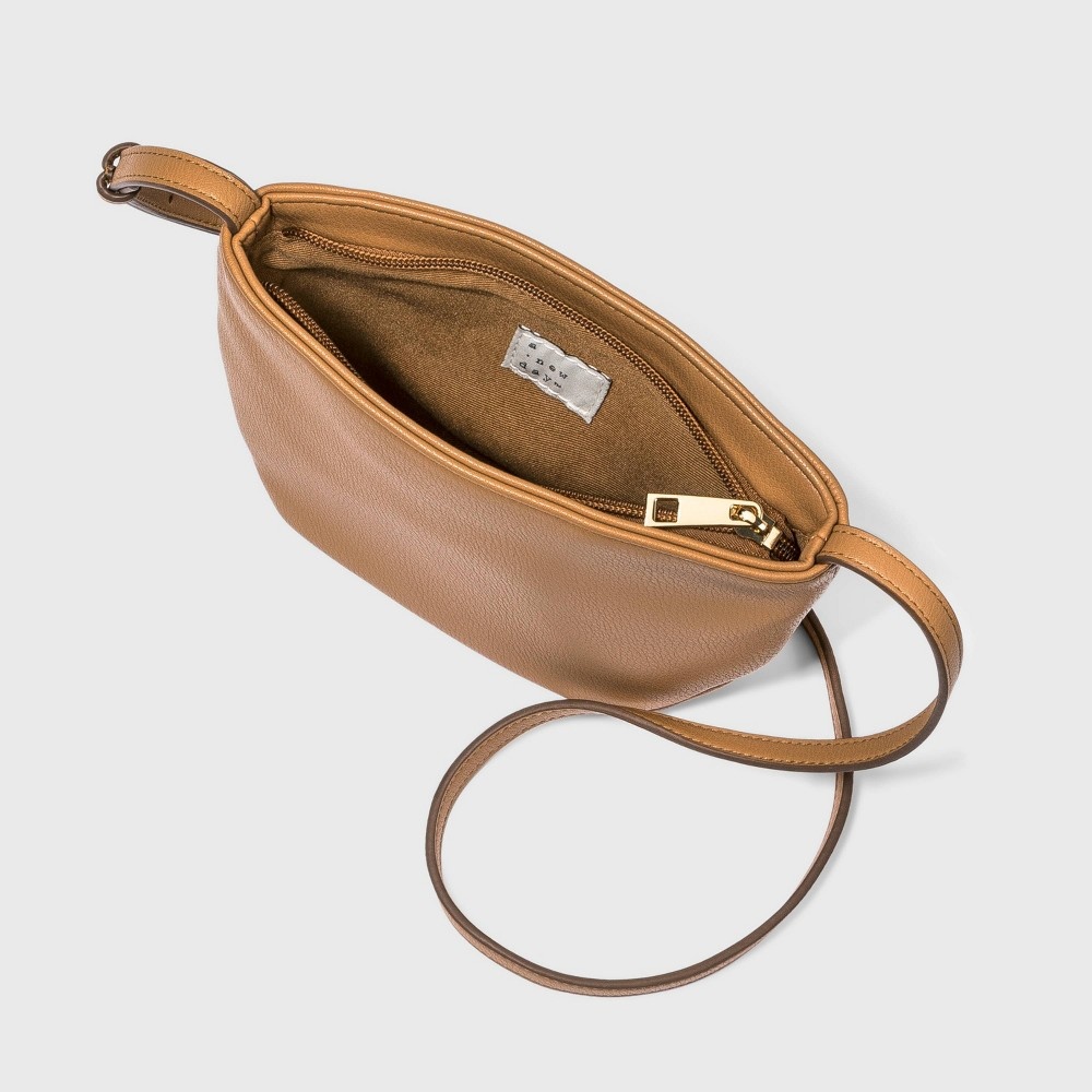 Zip Closure Crossbody Bag A New Day Caramel 1 ct Shipt