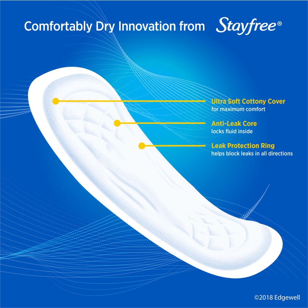 slide 4 of 4, STAYFREE Maxi Pads Super 24ct, 24 ct