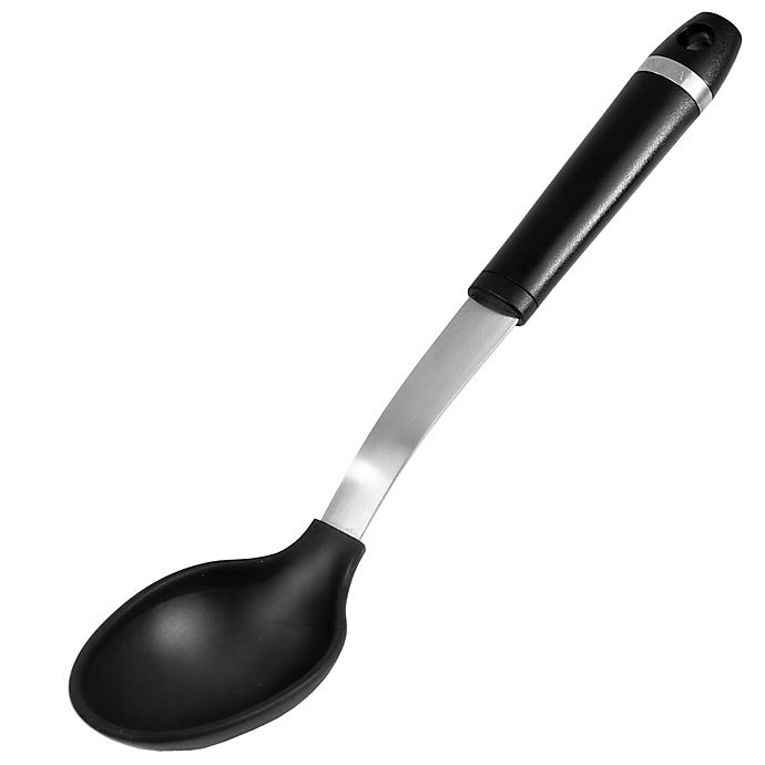 slide 1 of 1, Oneida Silicone Solid Spoon, 1 ct