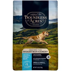 Meijer Boundless Acres Premium Chicken & Oatmeal Weight Management Dry Dog Food 5 lb